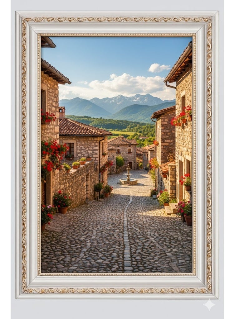 Lumina A4 PVC Photo Frame White & Gold Decorative Cork Board Memo Frame – Photo Display Notice Board, Pin Board for Notes & Pictures, Wall Mounted Frame - Image 5